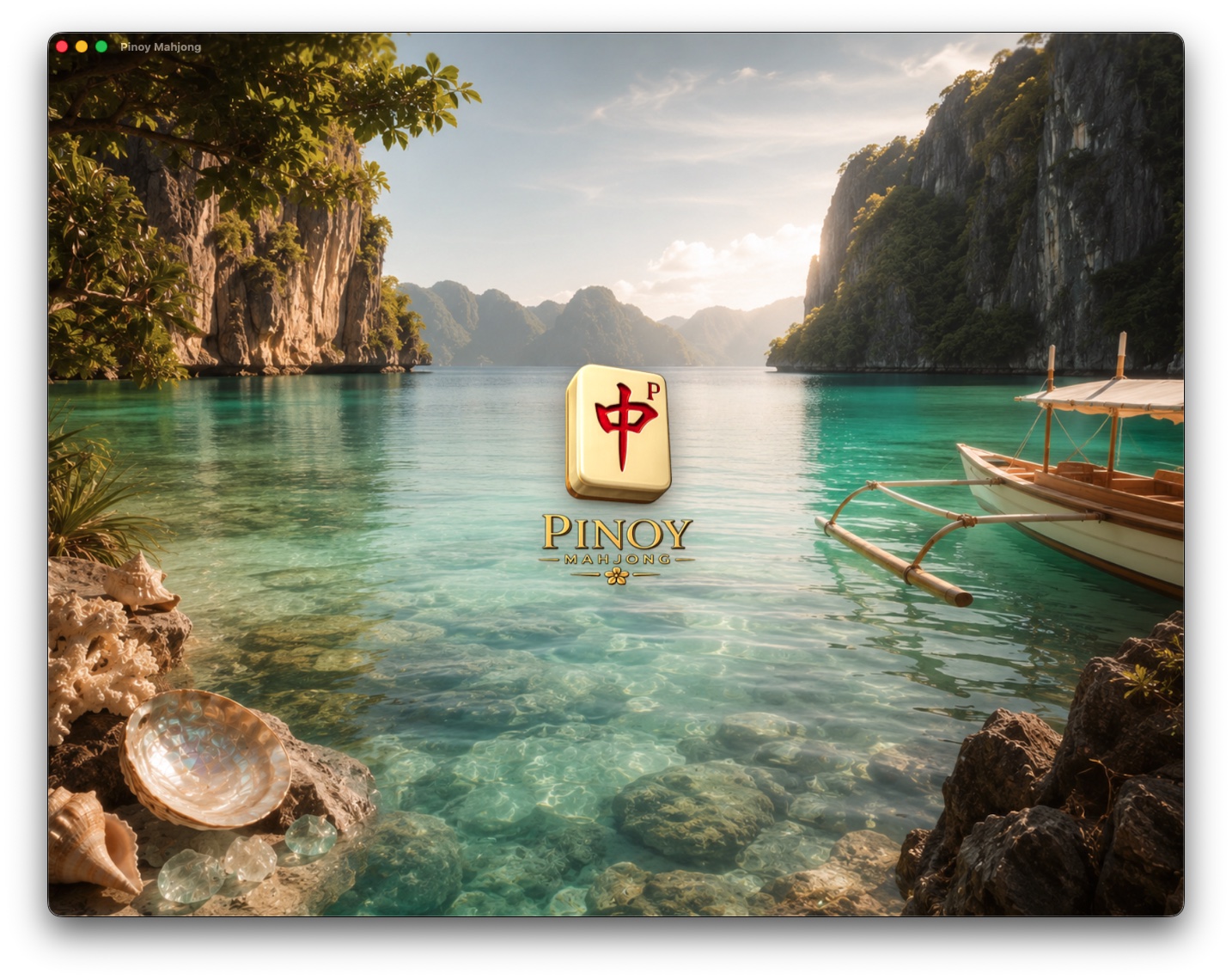 Pinoy Mahjong Palawan theme on Mac